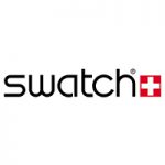 Swatch-logo. Βρείτε τη συλλογή ρολογιών Swatch στο Ατόφιο στον Κορυδαλλό.